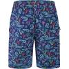 imageMens Swim Trunks 9quot Board Shorts with Compression Liner Swimsuit Builtin Bathing Suit Quick Dry Swimwear Zipper PocketNeon Crocodile