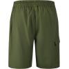 imageMens Swim Trunks 9quot Board Shorts with Compression Liner Swimsuit Builtin Bathing Suit Quick Dry Swimwear Zipper PocketOlive Green