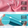imageMens Swim Trunks 9quot Board Shorts with Compression Liner Swimsuit Builtin Bathing Suit Quick Dry Swimwear Zipper PocketPink