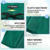 imageMens Swim Trunks 9quot Board Shorts with Compression Liner Swimsuit Builtin Bathing Suit Quick Dry Swimwear Zipper PocketTurquoise
