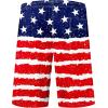 imageMens Swim Trunks Quick Dry Board Shorts with Mesh Lining Breathable Fit Hawaii Beach Shorts Swimwear Bathing SuitsAmerican Flag3