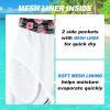 imageMens Swim Trunks Quick Dry Board Shorts with Mesh Lining Breathable Fit Hawaii Beach Shorts Swimwear Bathing SuitsBlack Flamingo