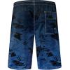 imageMens Swim Trunks Quick Dry Board Shorts with Mesh Lining Breathable Fit Hawaii Beach Shorts Swimwear Bathing SuitsBlue Gradient19