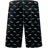 imageMens Swim Trunks Quick Dry Board Shorts with Mesh Lining Breathable Fit Hawaii Beach Shorts Swimwear Bathing SuitsBlue Grey Shark