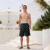 imageMens Swim Trunks Quick Dry Board Shorts with Mesh Lining Breathable Fit Hawaii Beach Shorts Swimwear Bathing SuitsBlue Grey Shark