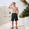 imageMens Swim Trunks Quick Dry Board Shorts with Mesh Lining Breathable Fit Hawaii Beach Shorts Swimwear Bathing SuitsBlue Grey Shark