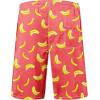 imageMens Swim Trunks Quick Dry Board Shorts with Mesh Lining Breathable Fit Hawaii Beach Shorts Swimwear Bathing SuitsCoral Red Banana