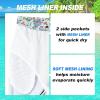 imageMens Swim Trunks Quick Dry Board Shorts with Mesh Lining Breathable Fit Hawaii Beach Shorts Swimwear Bathing SuitsFlamingo Skeleton