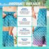 imageMens Swim Trunks Quick Dry Board Shorts with Mesh Lining Breathable Fit Hawaii Beach Shorts Swimwear Bathing SuitsGradient Palm Tree