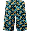 imageMens Swim Trunks Quick Dry Board Shorts with Mesh Lining Breathable Fit Hawaii Beach Shorts Swimwear Bathing SuitsLeopard Pizza