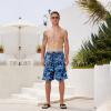 imageMens Swim Trunks Quick Dry Board Shorts with Mesh Lining Breathable Fit Hawaii Beach Shorts Swimwear Bathing SuitsNavy Camo