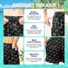 imageMens Swim Trunks Quick Dry Board Shorts with Mesh Lining Breathable Fit Hawaii Beach Shorts Swimwear Bathing SuitsNeon Dinosaur