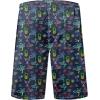 imageMens Swim Trunks Quick Dry Board Shorts with Mesh Lining Breathable Fit Hawaii Beach Shorts Swimwear Bathing SuitsNeon Palm Flamingo