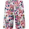 imageMens Swim Trunks Quick Dry Board Shorts with Mesh Lining Breathable Fit Hawaii Beach Shorts Swimwear Bathing SuitsPink Skull Flamingo