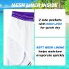 imageMens Swim Trunks Quick Dry Board Shorts with Mesh Lining Breathable Fit Hawaii Beach Shorts Swimwear Bathing SuitsPurple Usa Flag