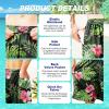 imageMens Swim Trunks Quick Dry Board Shorts with Mesh Lining Breathable Fit Hawaii Beach Shorts Swimwear Bathing SuitsTropical Banana Leaves