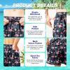 imageMens Swim Trunks Quick Dry Board Shorts with Mesh Lining Breathable Fit Hawaii Beach Shorts Swimwear Bathing SuitsTropical Leaf Flamingo