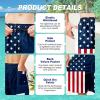 imageMens Swim Trunks Quick Dry Board Shorts with Mesh Lining Breathable Fit Hawaii Beach Shorts Swimwear Bathing SuitsUsa Flag3