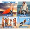 imageMens Swim Trunks Quick Dry Board Shorts with Mesh Lining Breathable Surf Beach Shorts Swimwear Bathing SuitsBlack Skull
