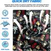 imageMens Swim Trunks Quick Dry Board Shorts with Mesh Lining Breathable Surf Beach Shorts Swimwear Bathing SuitsFunny Hawaii