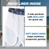 imageMens Swim Trunks Quick Dry Board Shorts with Mesh Lining Breathable Surf Beach Shorts Swimwear Bathing SuitsNeon Skull Palm