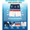 imageMens Swim Trunks Quick Dry Board Shorts with Mesh Lining Breathable Surf Beach Shorts Swimwear Bathing SuitsOcean Style10