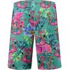 imageMens Swim Trunks Quick Dry Board Shorts with Mesh Lining Breathable Surf Beach Shorts Swimwear Bathing SuitsSkeleton Flamingo