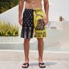imageMens Swim Trunks Quick Dry Board Shorts with Mesh Lining Breathable Surf Beach Shorts Swimwear Bathing SuitsWhite
