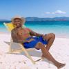 imageMens Swim Trunks Quick Dry Board Shorts with Zipper Pockets Beach Shorts Bathing Suits for Men  No Mesh LinerBlue