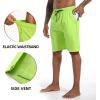 imageMens Swim Trunks Quick Dry Board Shorts with Zipper Pockets Beach Shorts Bathing Suits for Men  No Mesh LinerGrass Green