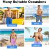 imageMens Swim Trunks Quick Dry Board Shorts with Zipper Pockets Beach Shorts Bathing Suits for Men  No Mesh LinerLavender