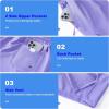 imageMens Swim Trunks Quick Dry Board Shorts with Zipper Pockets Beach Shorts Bathing Suits for Men  No Mesh LinerLavender