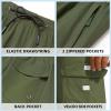 imageMens Swim Trunks Quick Dry Board Shorts with Zipper Pockets Beach Shorts Bathing Suits for Men  No Mesh LinerOlive