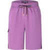 imageMens Swim Trunks Quick Dry Board Shorts with Zipper Pockets Beach Shorts Bathing Suits for Men  No Mesh LinerPurple Potato