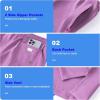 imageMens Swim Trunks Quick Dry Board Shorts with Zipper Pockets Beach Shorts Bathing Suits for Men  No Mesh LinerPurple Potato