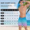 imageMens Swim Trunks with Compression Liner 5quot Stretch Board Shorts Quick Dry Zipper Pockets 2 in 1 Mens Bathing SuitsPink Palm Tree