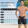 imageMens Swim Trunks with Compression Liner 5quot Stretch Board Shorts Quick Dry Zipper Pockets 2 in 1 Mens Bathing SuitsPink Shark