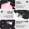 imageMens Swim Trunks with Compression Liner 5quot Stretch Board Shorts Quick Dry Zipper Pockets 2 in 1 Mens Bathing SuitsPink Shark