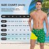 imageMens Swim Trunks with Compression Liner 5quot Stretch Board Shorts Quick Dry Zipper Pockets 2 in 1 Mens Bathing SuitsYellow Banana