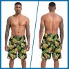 imageMens Swim Trunks with Compression Liner 9quot Board Shorts 2 in 1 Quick Dry Beach Swimwear Bathing Suits for MenPineapple Skull