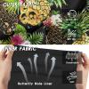 imageMens Swim Trunks with Compression Liner 9quot Board Shorts 2 in 1 Quick Dry Beach Swimwear Bathing Suits for MenPineapple Skull