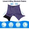 imageMens Swim Trunks with Compression Liner 9quot Stretch Board Shorts 2 in 1 Quick Dry Swimwear Bathing SuitsUsa Flagc