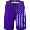 Purple Usa Flag