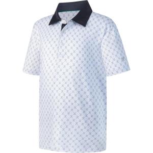 imageBoys Polo Shirt Short Sleeve Performance Dry Fit Stretch Funny Print Active Casual Collared Golf Shirts for BoyWhite Golf Club