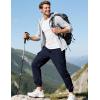 imageLzzidou Mens Casual Cargo Jogger Pants Drawstring Waist Lightweight Straight SweatpantsNavy