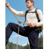 imageMens Cargo Tactical Pants Stretch Waistband Water Resistant Ripstop EDC Hiking PantsNavy