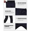imageMens Cargo Tactical Pants Stretch Waistband Water Resistant Ripstop EDC Hiking PantsNavy