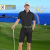 imageMens Polo Shirts Short Casual Solid Stylish Dry Fit Performance Designed Collared Golf Polo Shirts for MenBlack