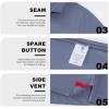 imageMens Polo Shirts Short Casual Solid Stylish Dry Fit Performance Designed Collared Golf Polo Shirts for MenBlue Denim Stripe