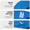 imageMens Polo Shirts Short Casual Solid Stylish Dry Fit Performance Designed Collared Golf Polo Shirts for MenCobalt Stripe